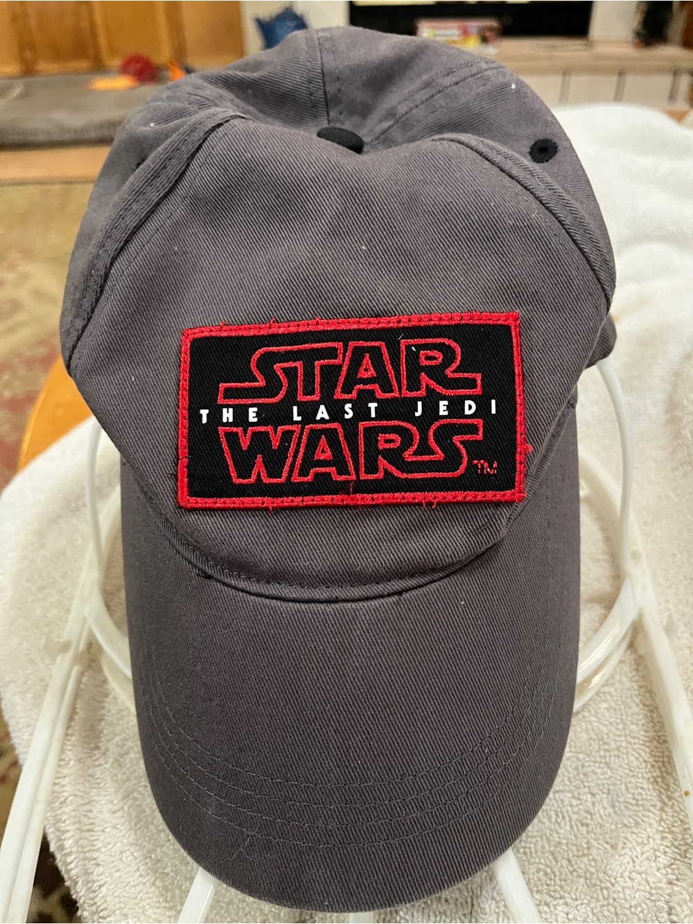 Star Wars Black Cap with White Logo Embroidery